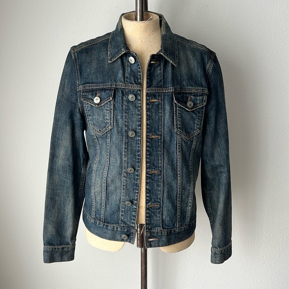 Vintage Allsaints mens denim jacket in Japanese Denim
